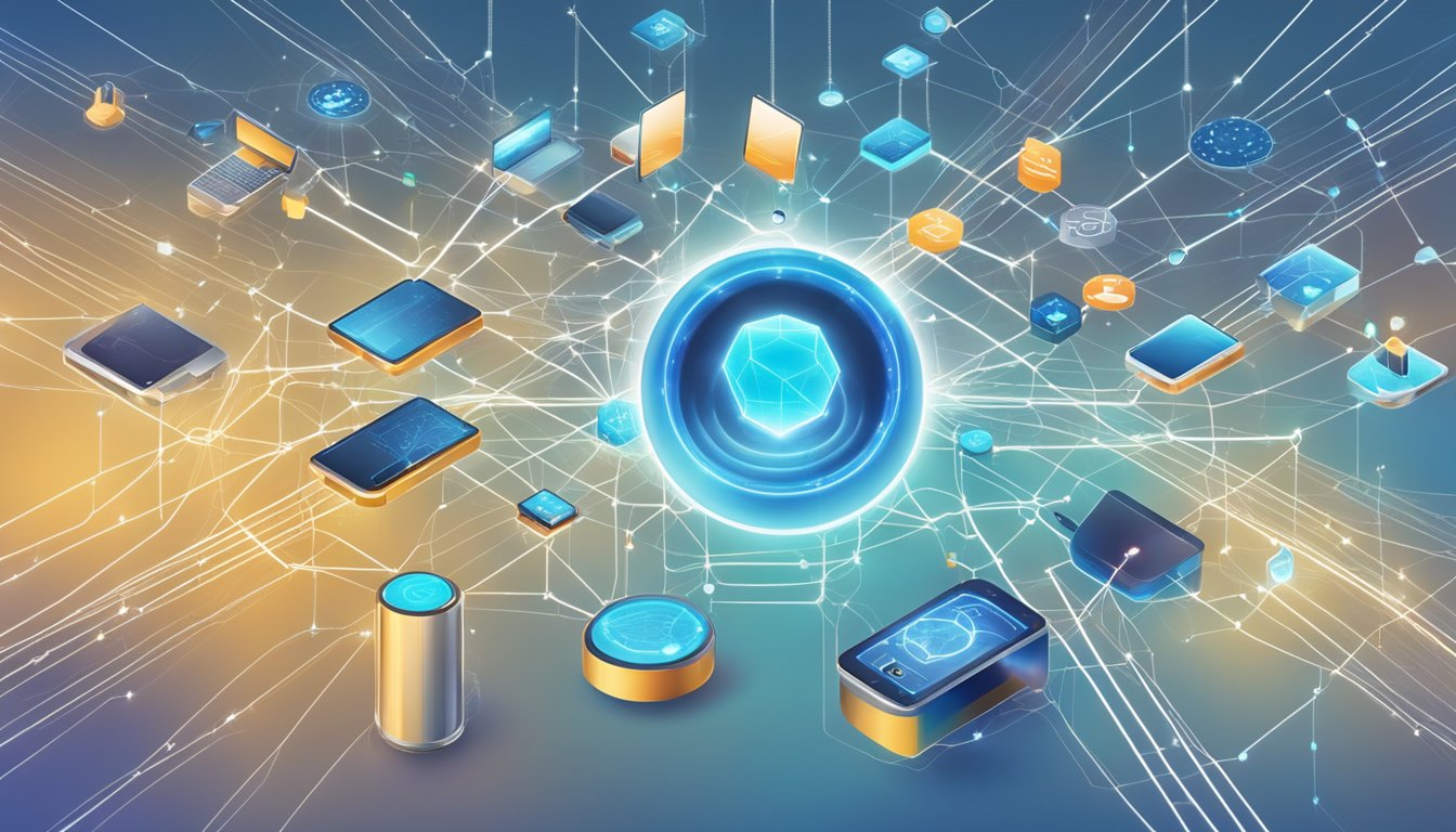 A network of interconnected devices and data streams, symbolizing the
rapid evolution of technology and digital transformation in a dynamic
and ever-changing
environment