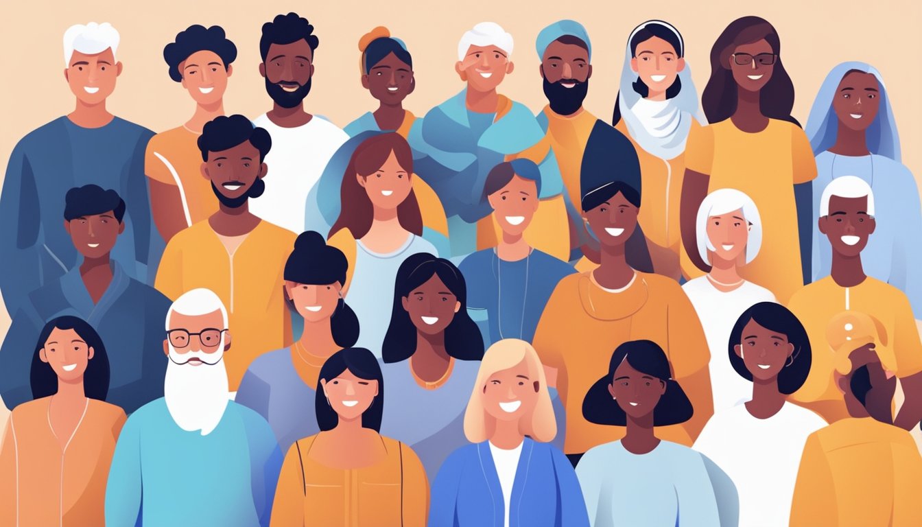 A diverse group of people around the world engage in virtual
communication and cultural exchange through digital platforms and
resources