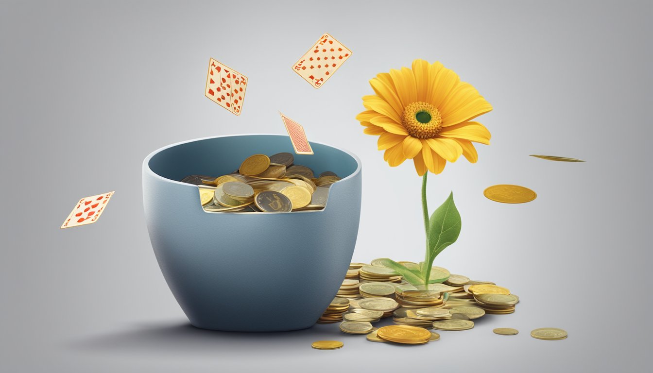 A deck of cards floating in mid-air, a coin disappearing into thin
air, and a flower blooming from an empty
pot