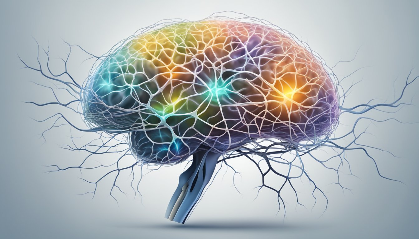 A brain with interconnected neurons, forming new connections,
representing lifelong learning and development through
neuroplasticity