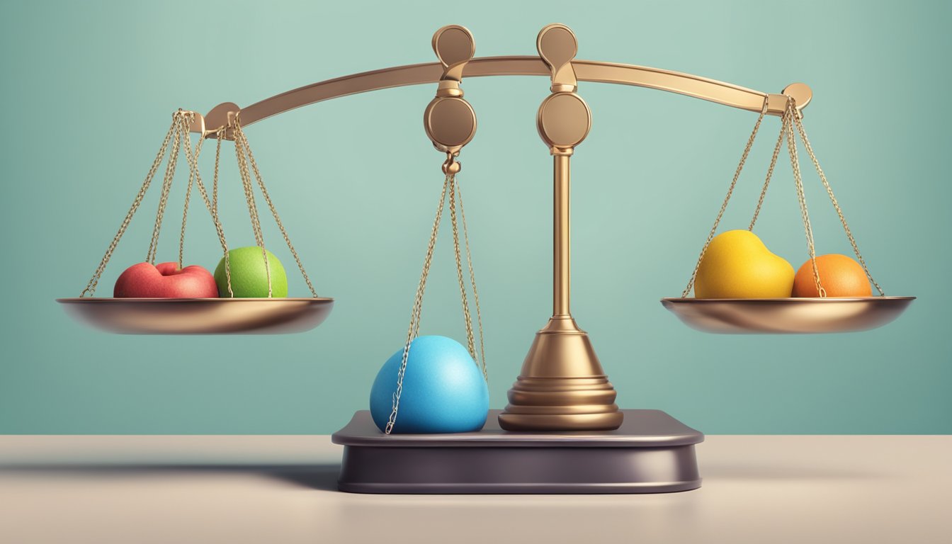 A scale tipping in favor of emotional intelligence over other personal
competencies, symbolizing its essentiality for
success